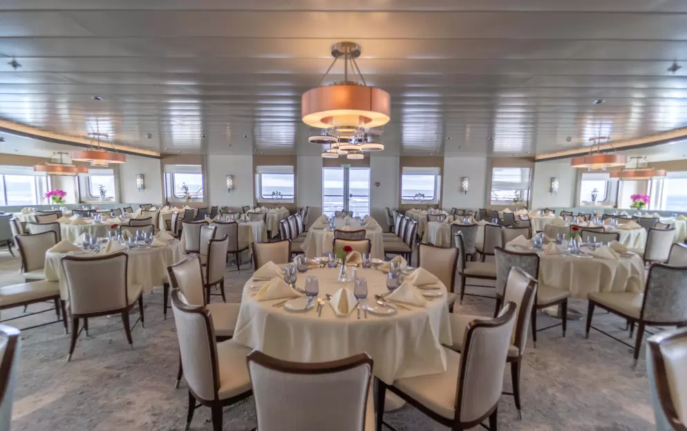 AE Expeditions, Greg Mortimer, Dining.jpg